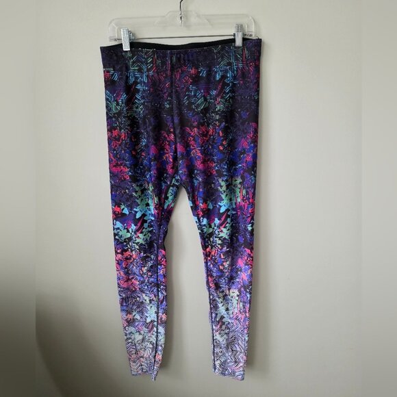 LOLE | Sierra Femme Ombre Leggings Purple Sz LARGE - Picture 2 of 4